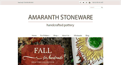 Desktop Screenshot of amaranthstoneware.ca